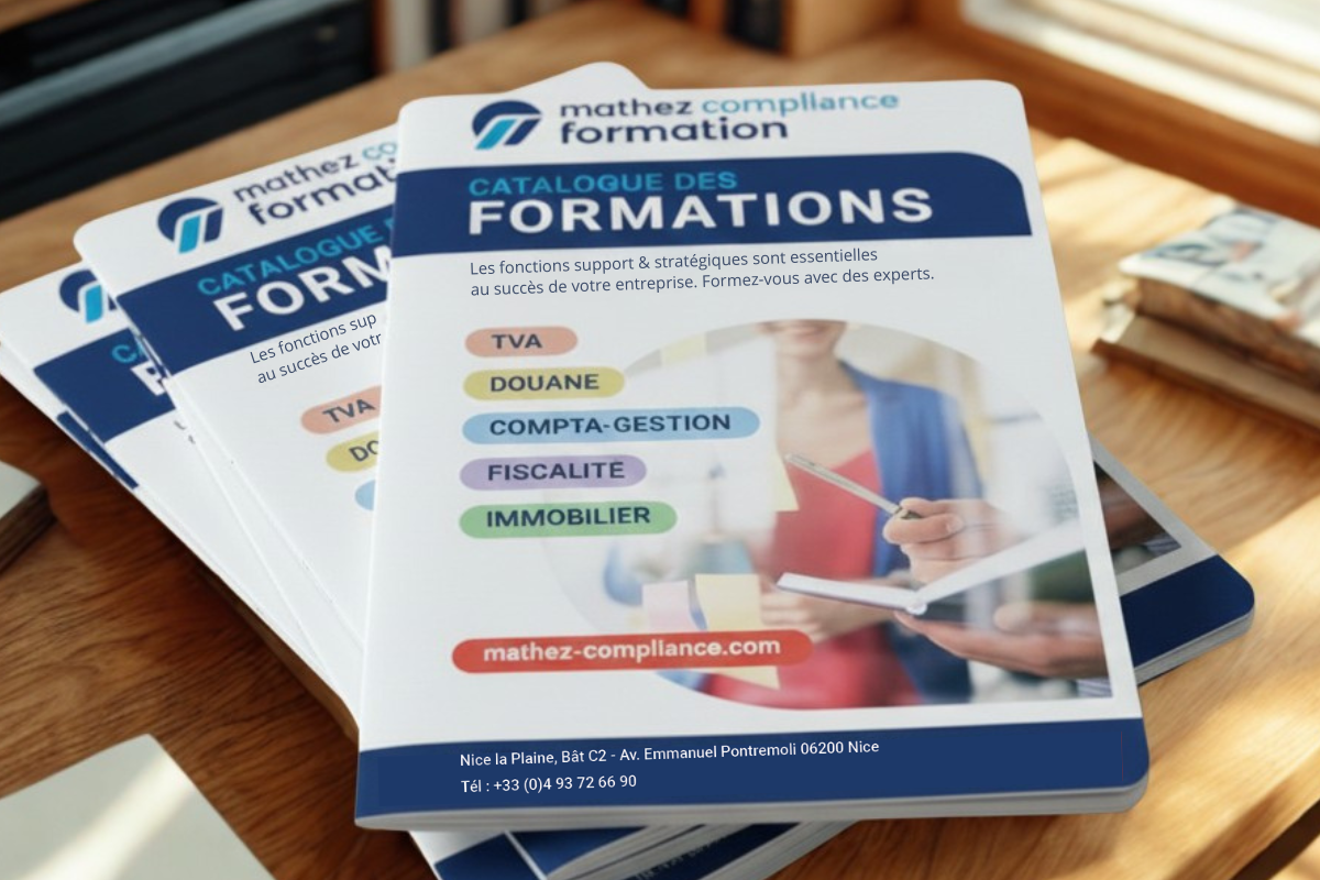 catalogue formation TVA douane