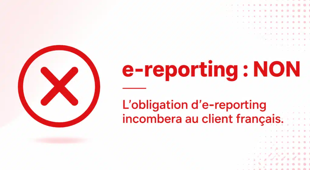 Pas de E-reporting